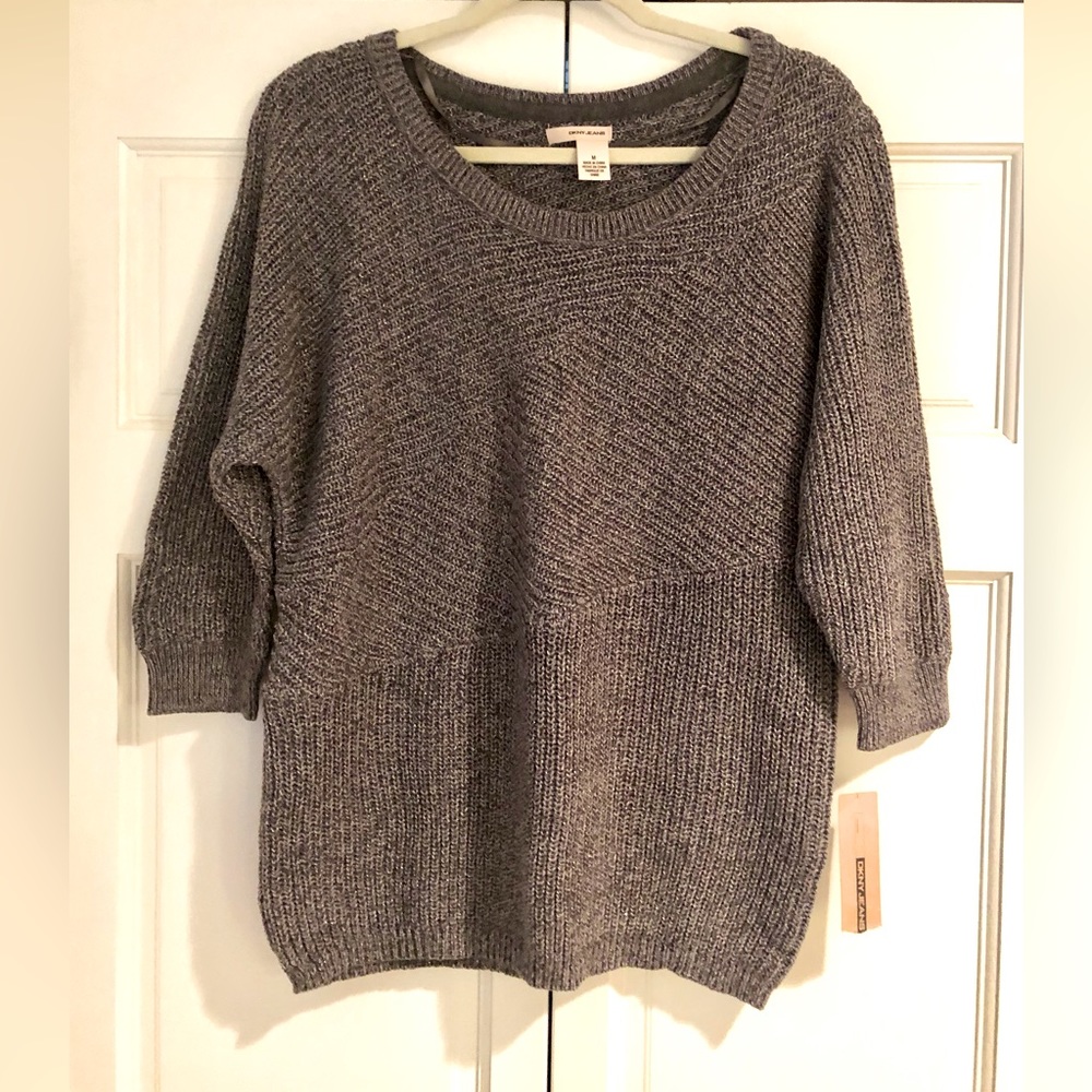 DKNY Grey Size Medium Sweater NWT